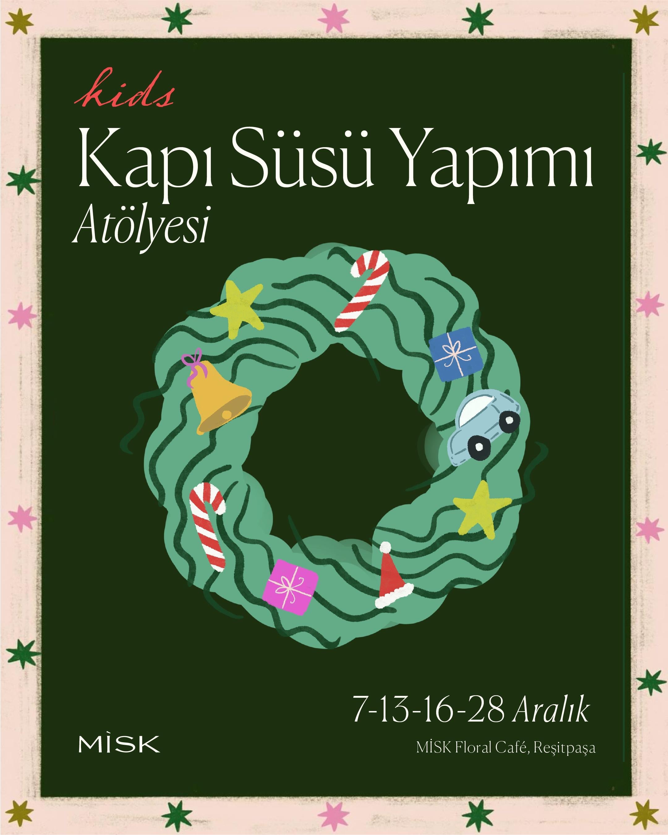 Çocuklara Kapı Süsü Atölyesi