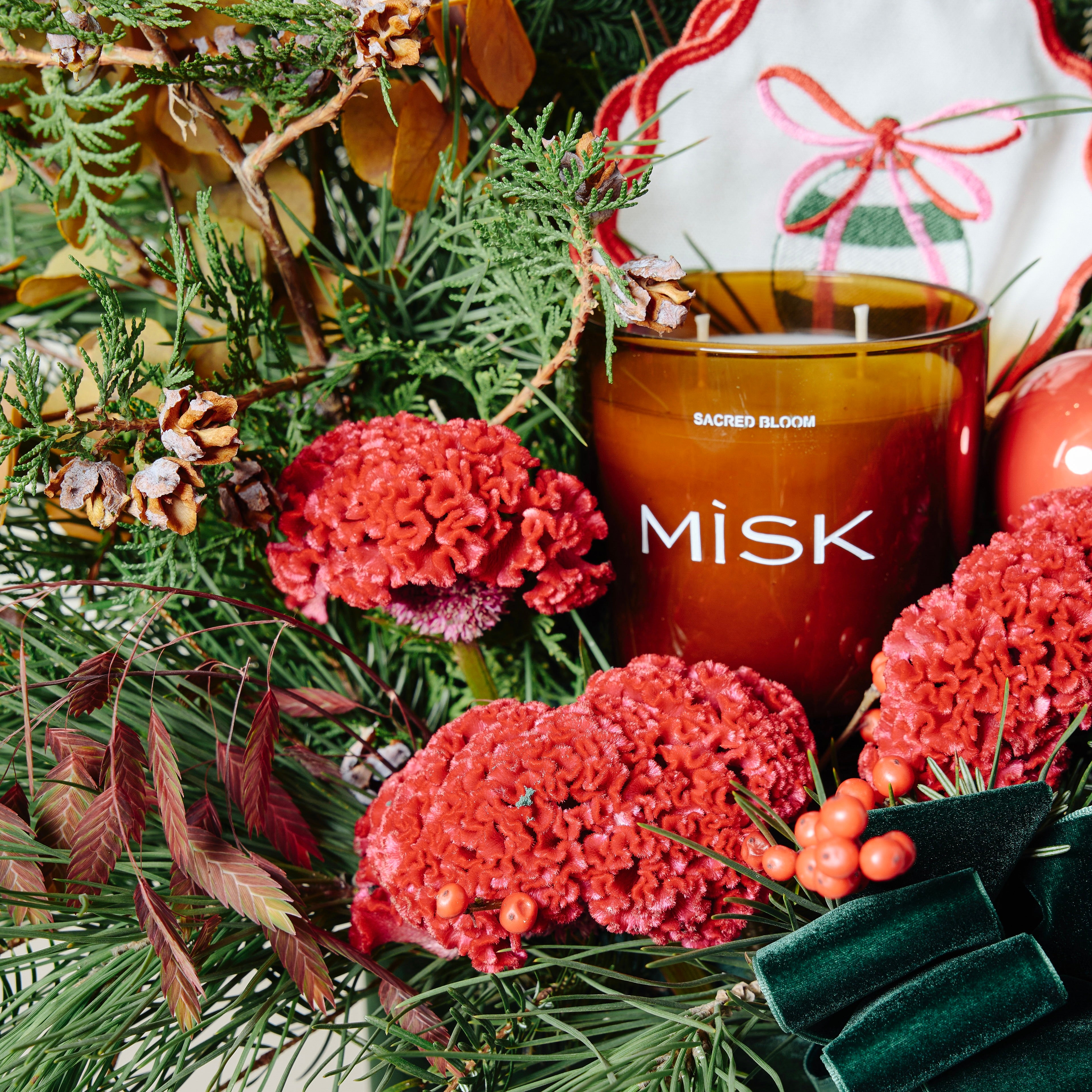 Yeşil Kadife Kutuda Yılbaşı Hediye Seti