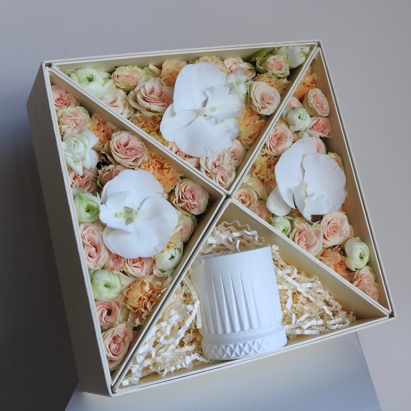 Flower & Candle Love Box